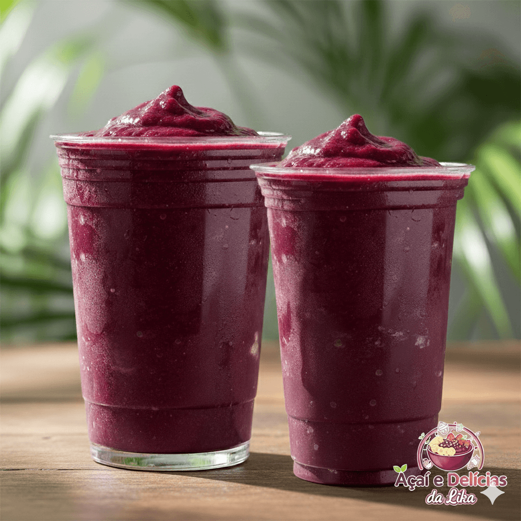 Combo 2 Copos de Açaí e/ou Cupuaçu aprox. 500 ml